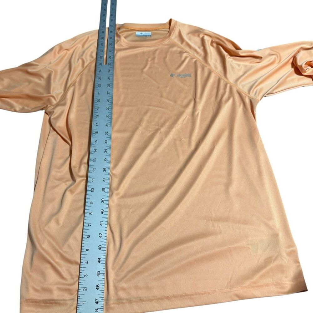 Columbia PFG Melon Long Sleeve Shirt XLarge Orange Fishing‎ - Picture 9 of 12